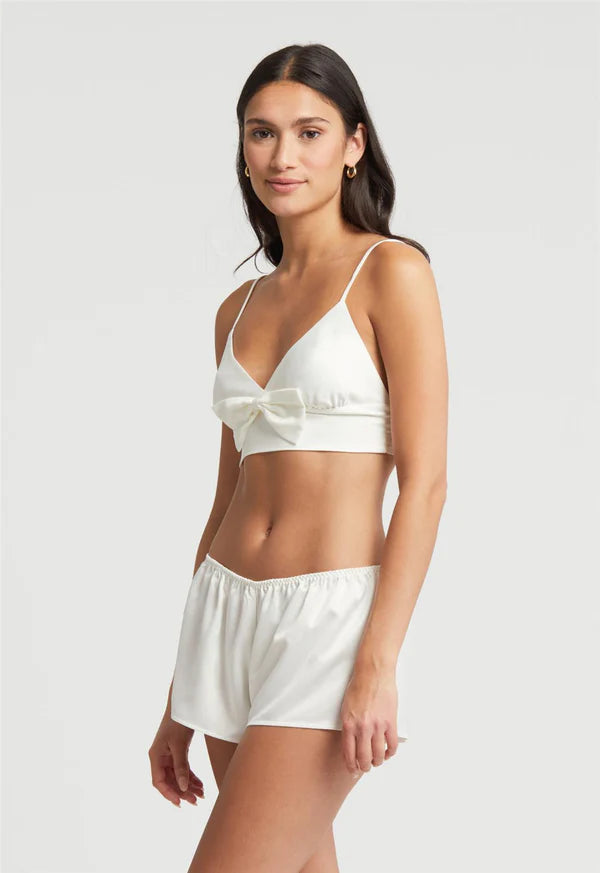 Rya Shimmer Bralette & Short Set for Stella Vasilantonakis + George Pagonis Bridal Registry - LE EL New York