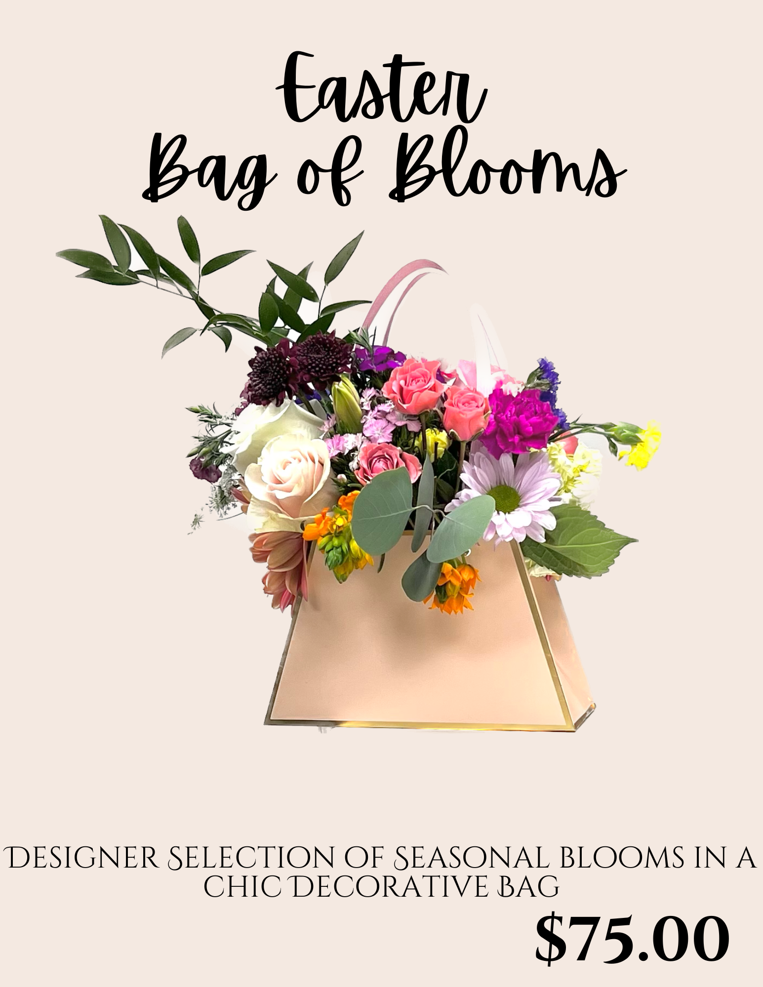 Easter Bag of Blooms - LE EL New York