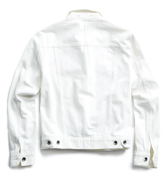 Personalized White Denim Jacket - LE EL New York