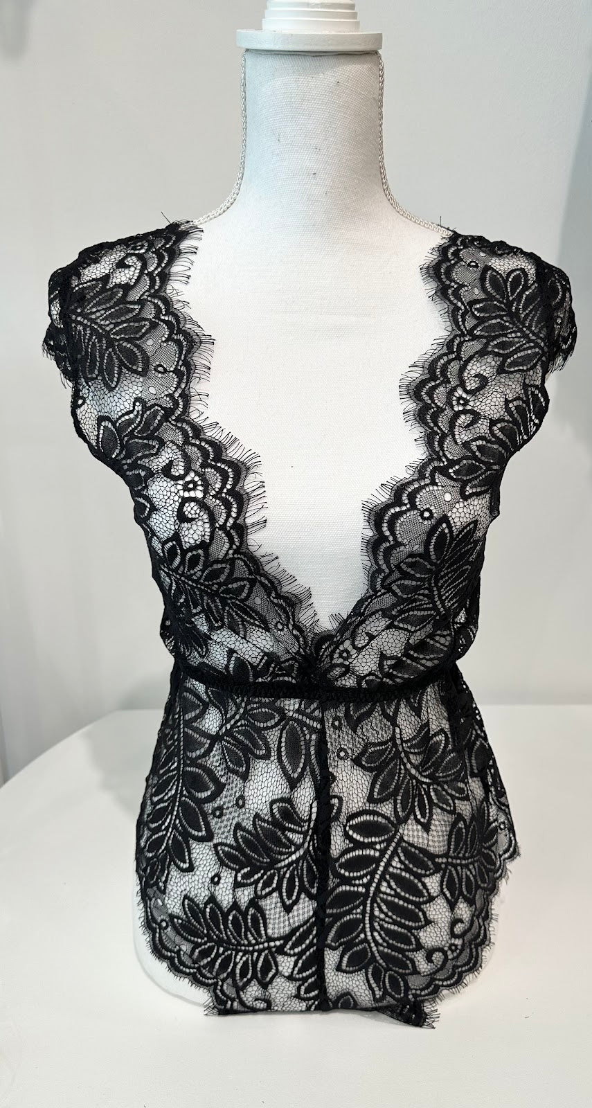 Black Lace Teddy for Stella Vasilantonakis + George Pagonis Bridal Registry - LE EL New York